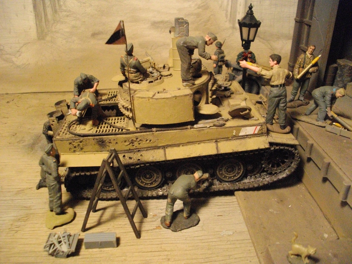 German Tank Ammo Loading Crew -- Plastic Model Military Diorama Kit ...