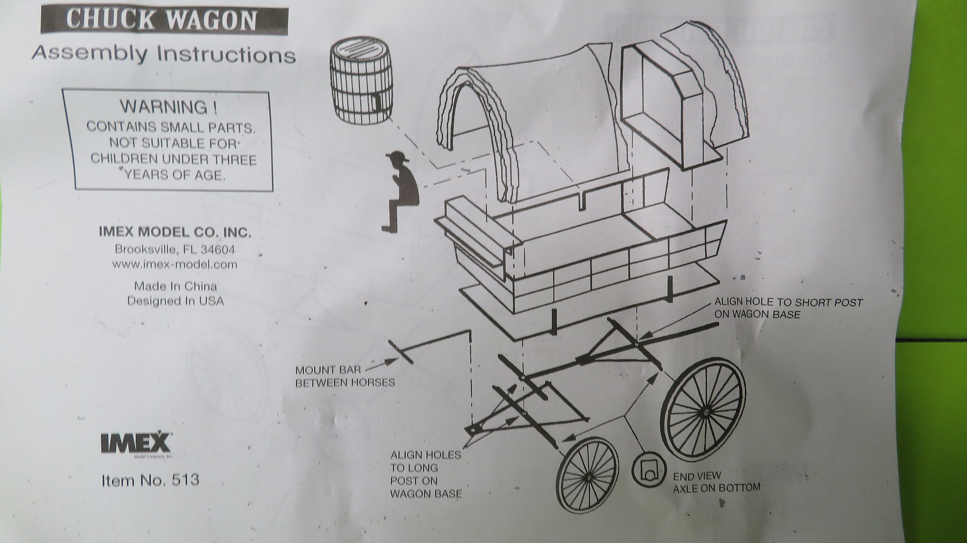 Chuck Wagon and Prairie Schooner -- Western Plastic Model Kit -- 1/72 ...