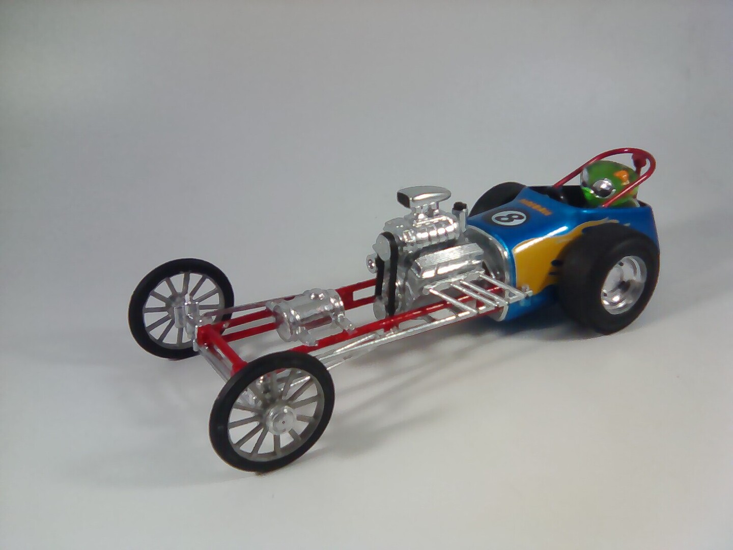 Fireball Slingshot Dragster Plastic Model Car Truck Vehicle 1/24 Scale 6710 pictures