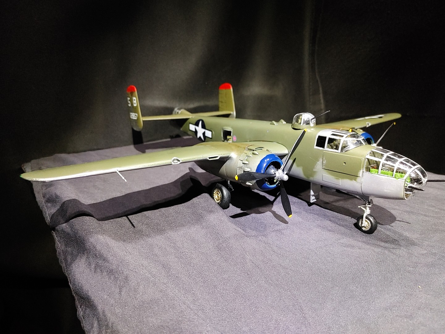 B25J Mitchell Bomber -- Plastic Model Airplane Kit -- 1/48 Scale ...