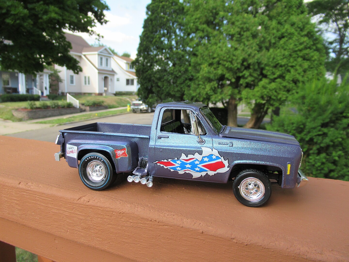 1977 Chevy Street Pickup Truck -- Plastic Model Truck Kit -- 1/25 Scale ...