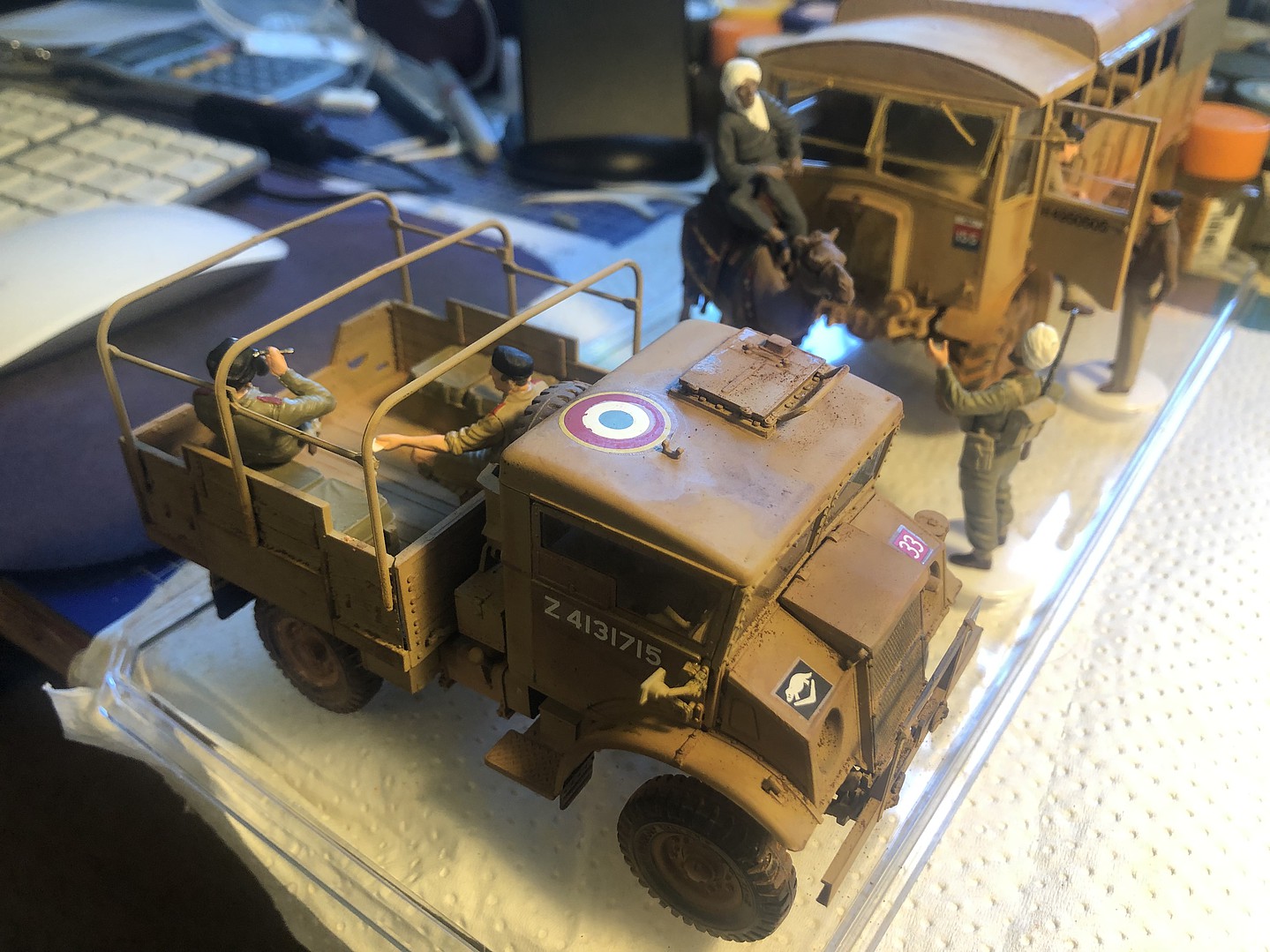 AEC Middle Type Matador Truck Plastic Model Military Vehicle Kit