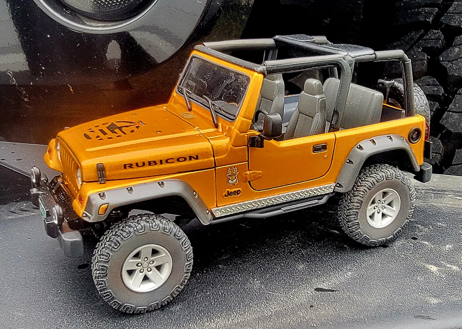 Jeep Wrangler Rubicon -- Plastic Model Jeep Kit -- 1/25 Scale -- #4501 ...