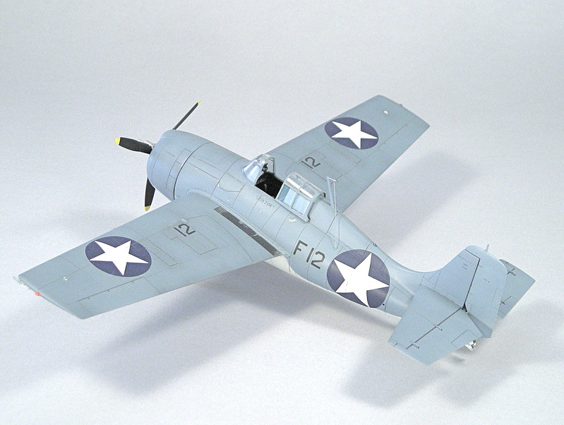 Grumman F4F-4 Wildcat Fighter Aircraft -- Plastic Model Airplane Kit ...