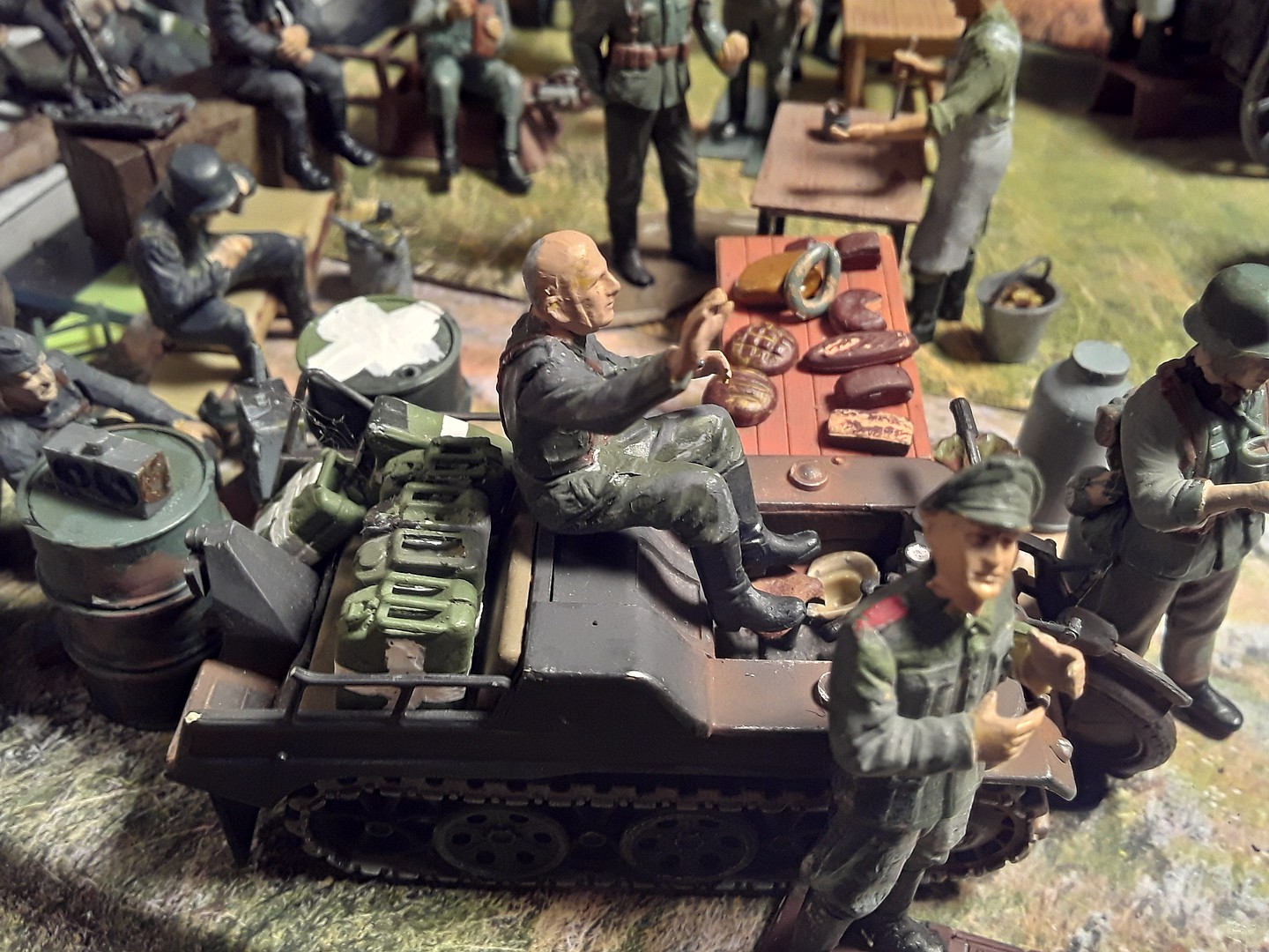 Feldkuche German Field Kitchen Scenery Plastic Model Military