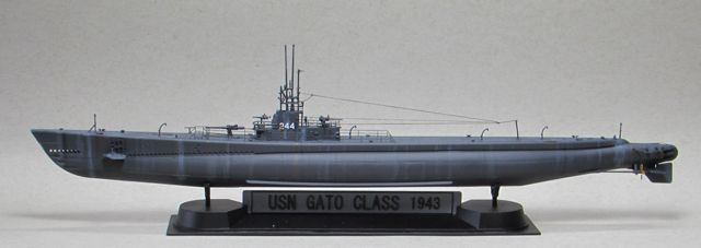 USS Gato Class Submarine 1943 -- Plastic Model Submarine Kit -- 1/350 ...