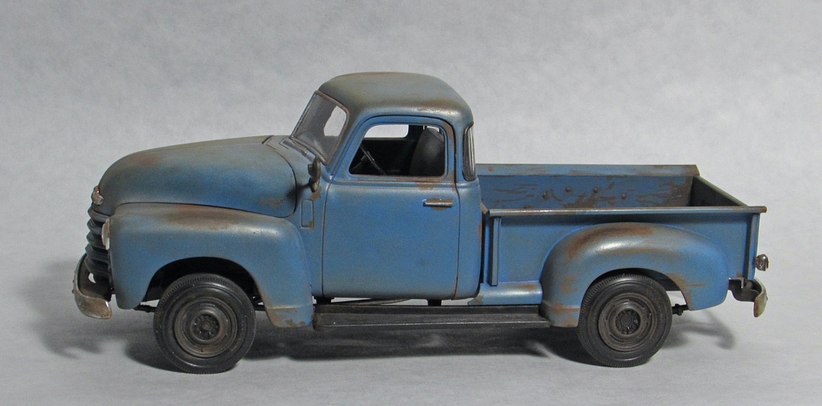 1950 Chevy Pick-Up -- Plastic Model Truck Kit -- 1/25 Scale -- #1076-12 ...