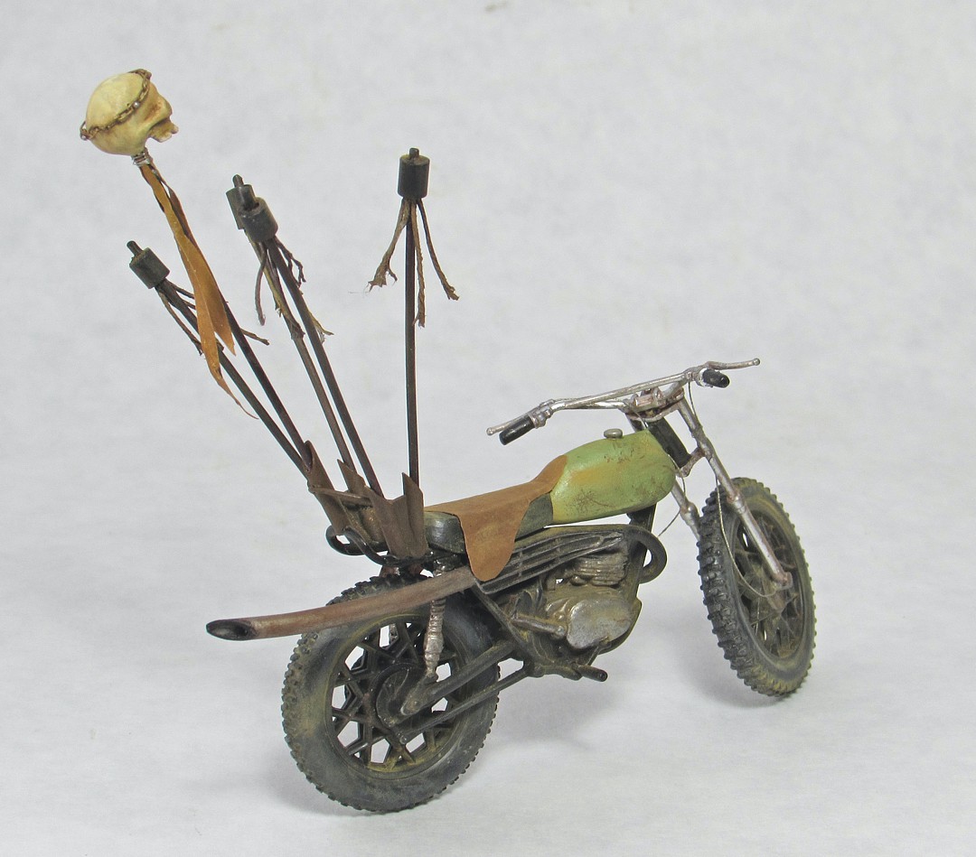 Motorcycle Parts Pack, Double Dirt Bike Plastic Model Vehicle Accessory 1/25 Scale 