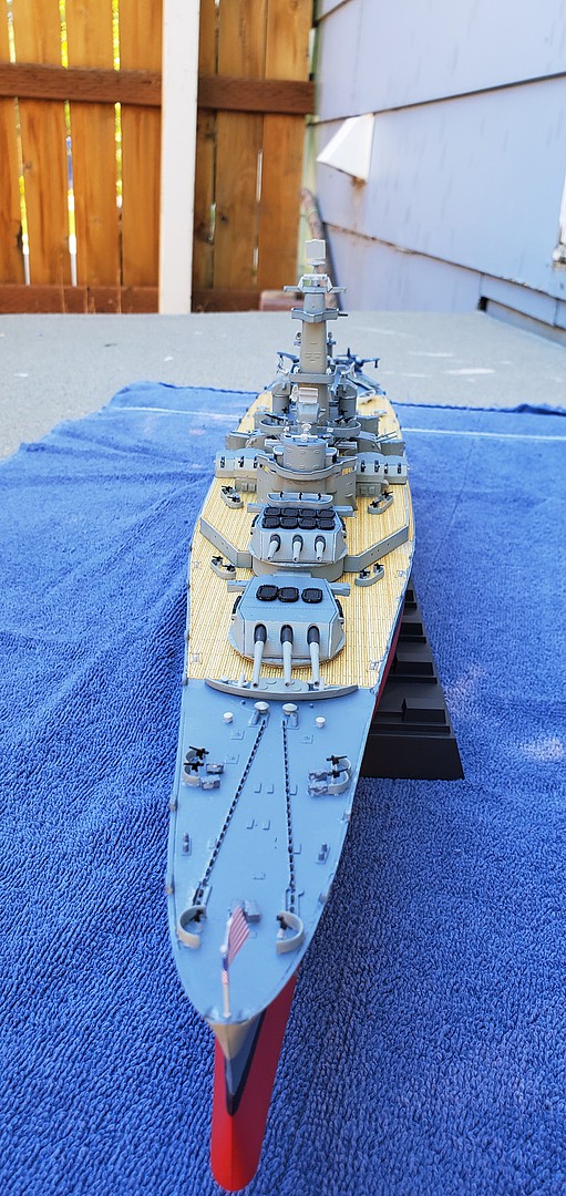 USS Alabama BB-60 Battleship -- Plastic Model Military Ship Kit -- 1/ ...