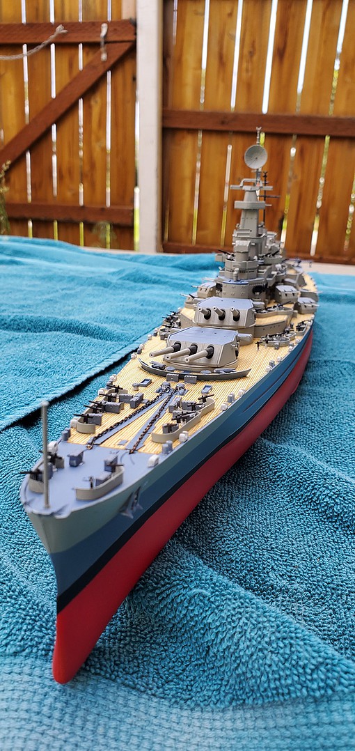 U.S.S. North Carolina BB-55 Battleship -- Plastic Model Military Ship ...