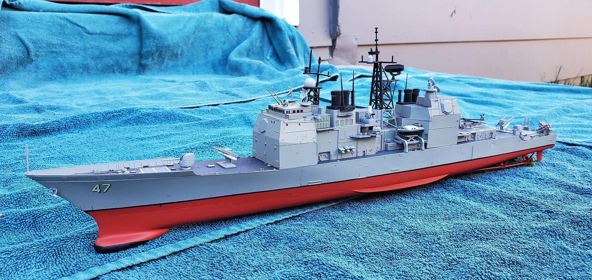 Uss Ticonderoga Guided Missile Cruiser Re Issue Plastic Model | My XXX ...