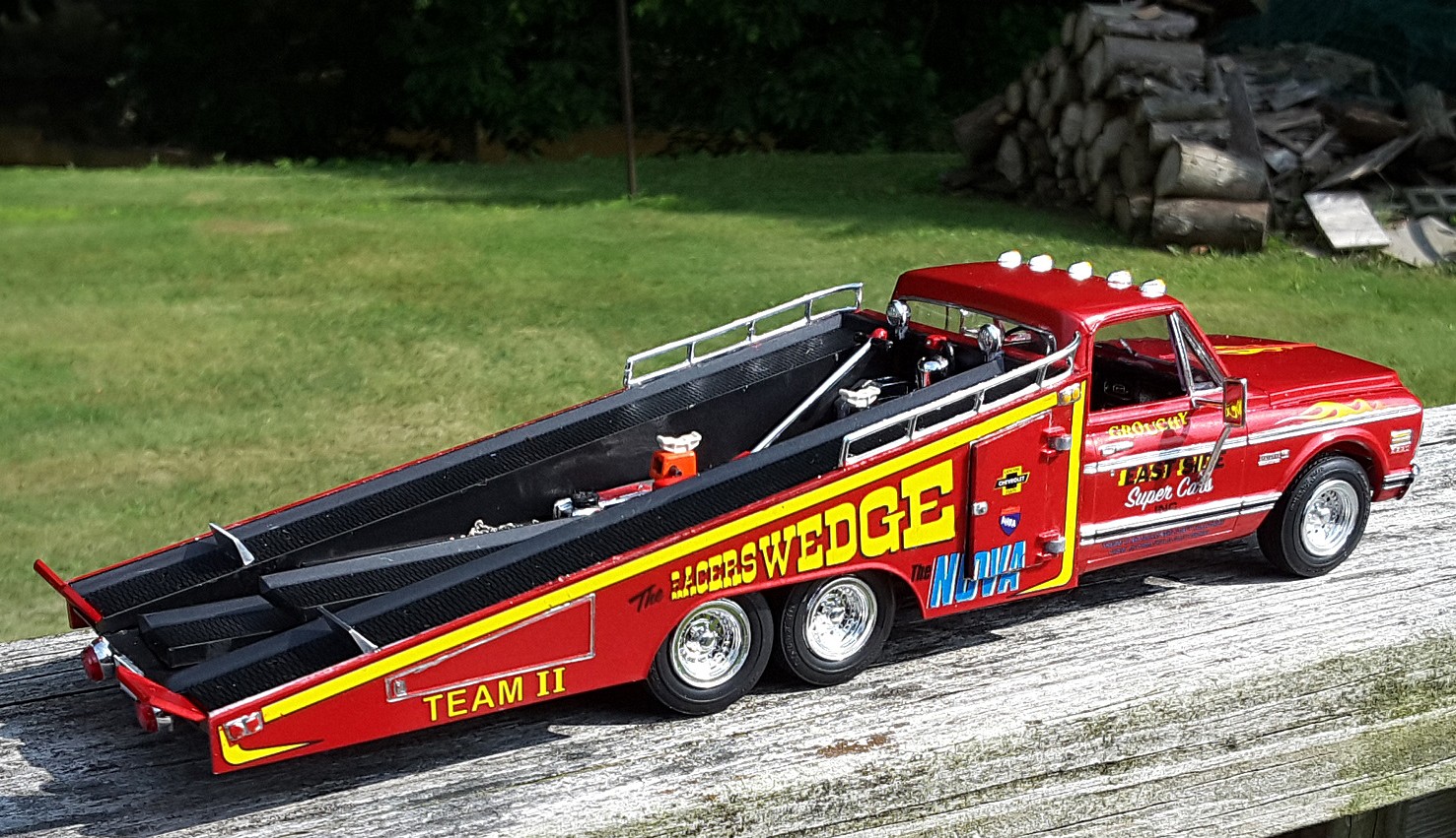 1972 Chevy Racer's Wedge -- Plastic Model Truck Vehicle Kit -- 1/25 ...