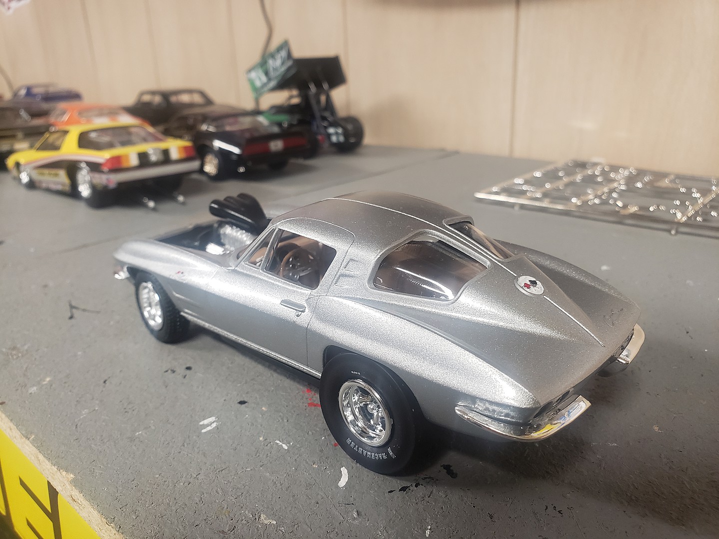 Details about  / Model Car Parts AMT 1963 Corvette Interior 1//25