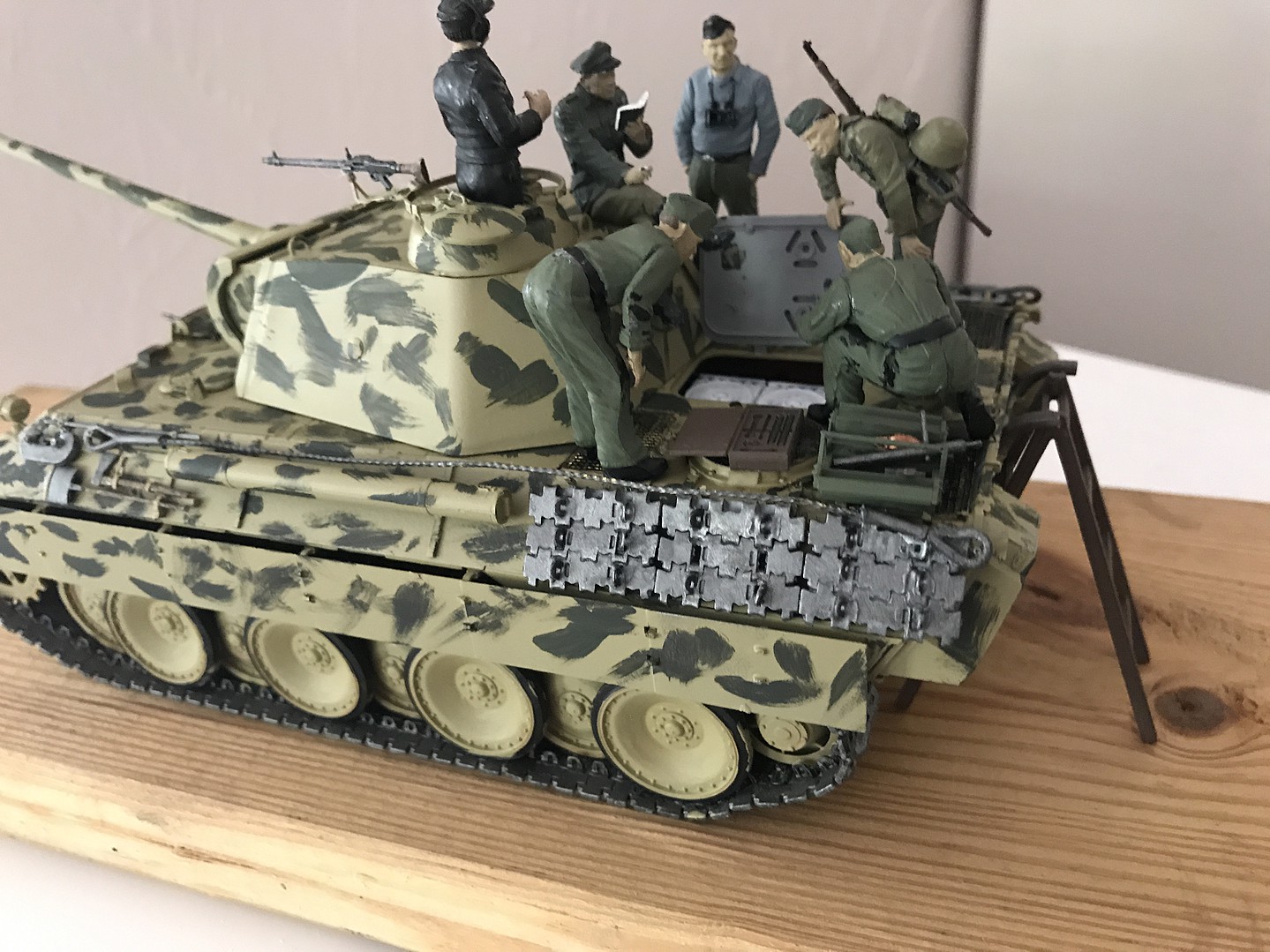 Tamiya 1/35 Scale German Tank Crew Set - Unassembled Plastic Model Kit