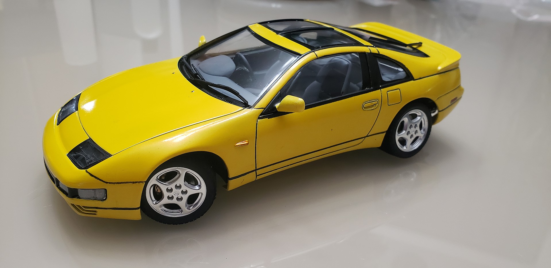 Nissan 300ZX Turbo Sportscar Coupe -- Plastic Model Car Kit -- 1/24 ...