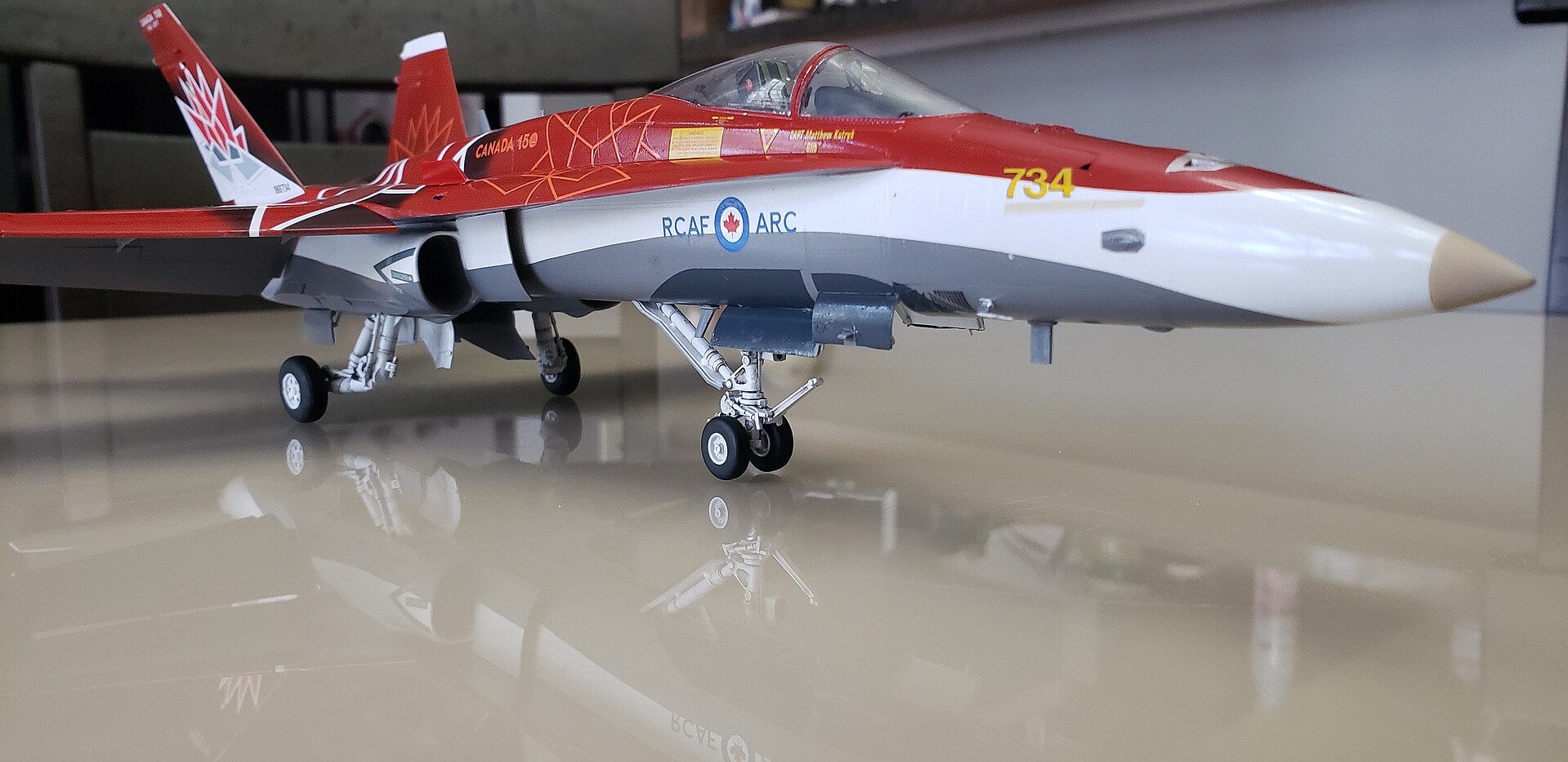 CF188A RCAF Demo Team 2017 Plastic Model Airplane Kit 1/48 Scale