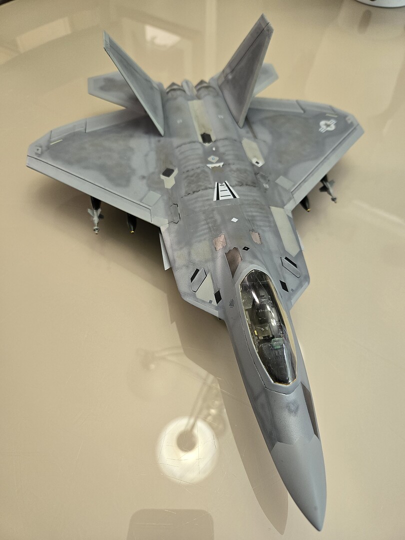 F-22A RAPTOR -- Plastic Model Airplane Kit -- 1/48 Scale -- #552822 ...