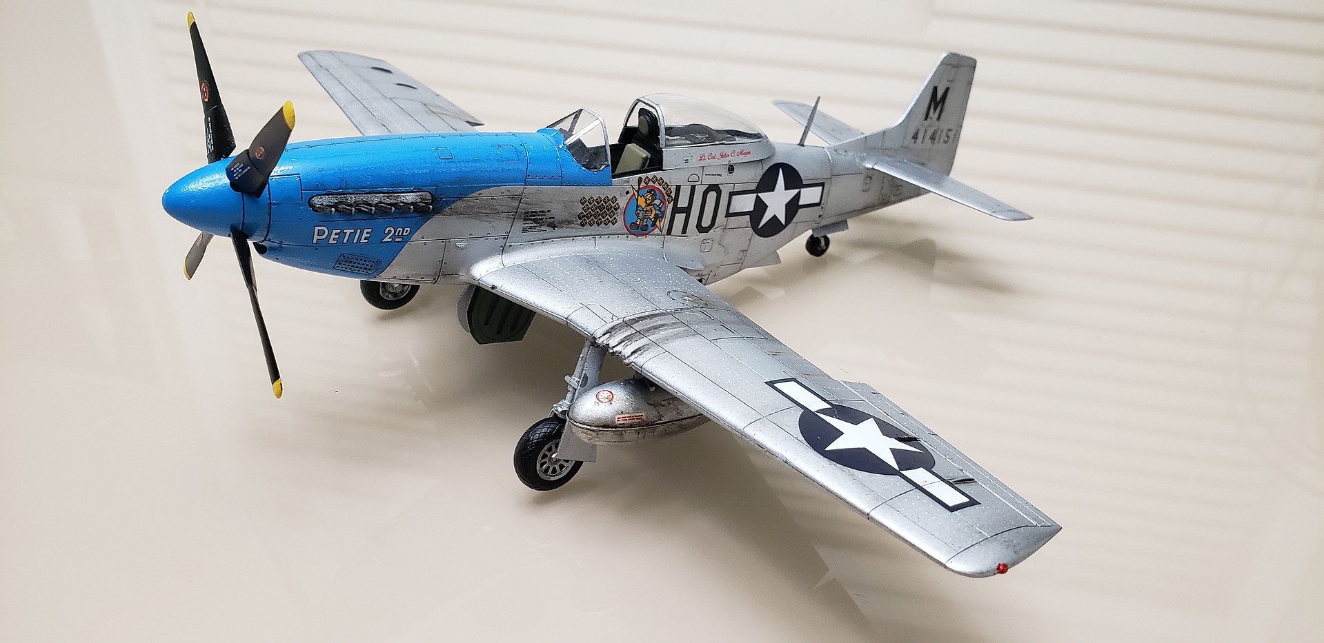 North American P51D Mustang Plastic Model Airplane Kit 1/48