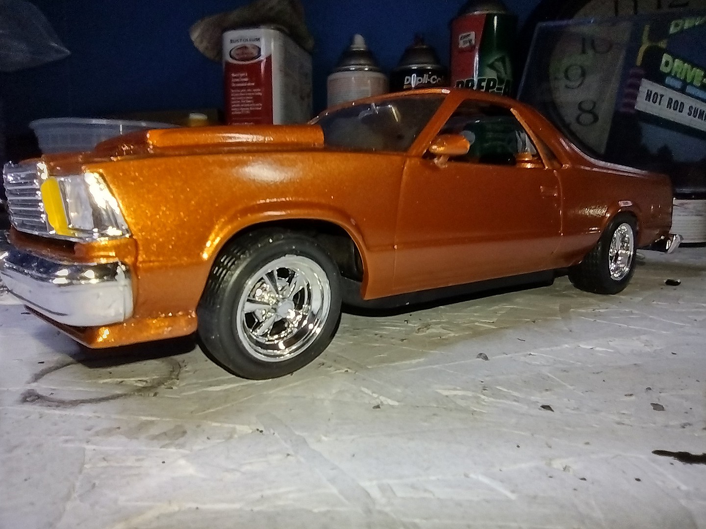 1978 Chevy El Camino (3 in 1) -- Plastic Model Car Kit -- 1/24 Scale ...
