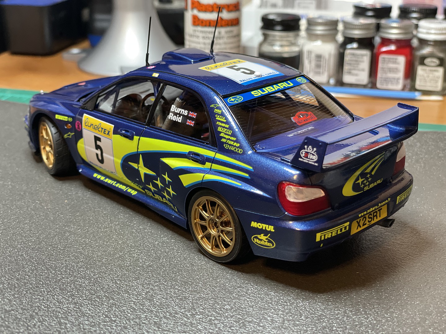 Tamiya Subaru Impreza WRC Rallycar Racecar Plastic Model Car Kit 1/24 Scale  #24240