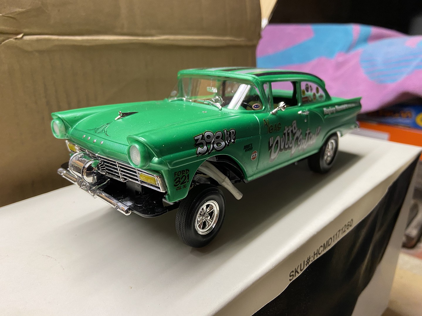 NYA 1957 Ford Gasser 2n1 Plastic Model Car Kit 1/25