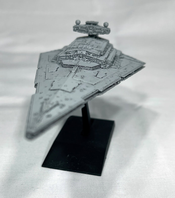 Star Wars - STAR DESTROYER -- Plastic Model Vehicle Kit -- 1/14500 ...