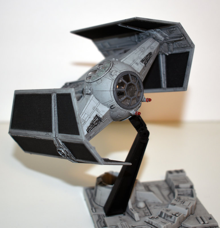 Star Wars - Tie Advanced x1 -- Science Fiction Plastic Model Kit -- 1/ ...