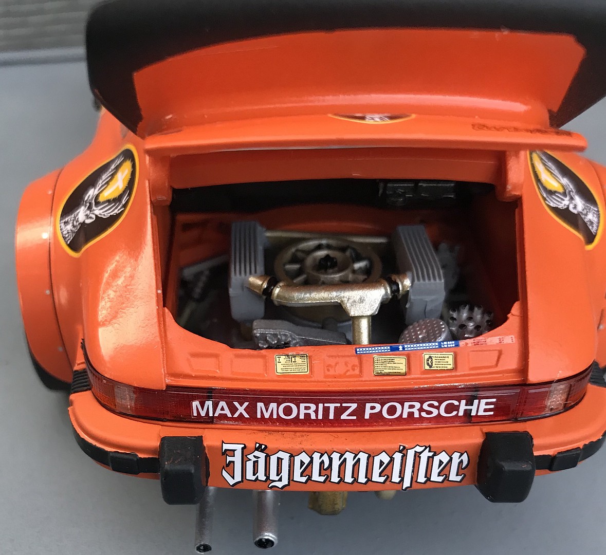 Porsche 934 RSR Jagermeister -- Plastic Model Car Kit -- 1/24