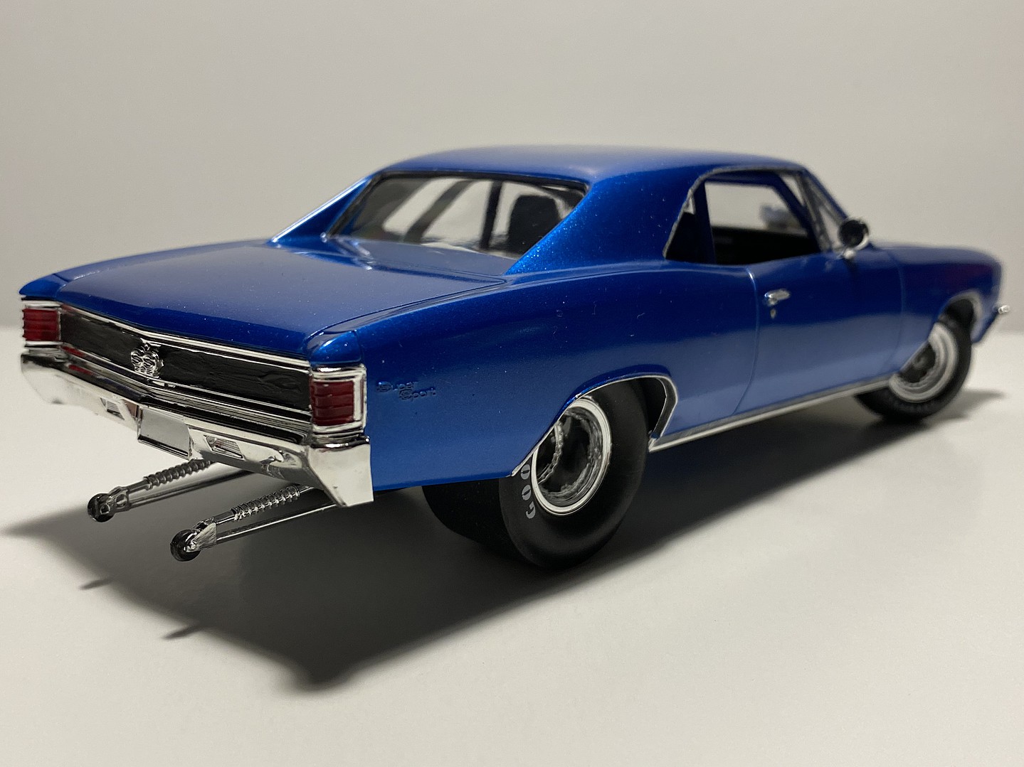 1967 Chevy Chevelle Pro Street Car -- 1/25 Scale -- Plastic Model Car ...