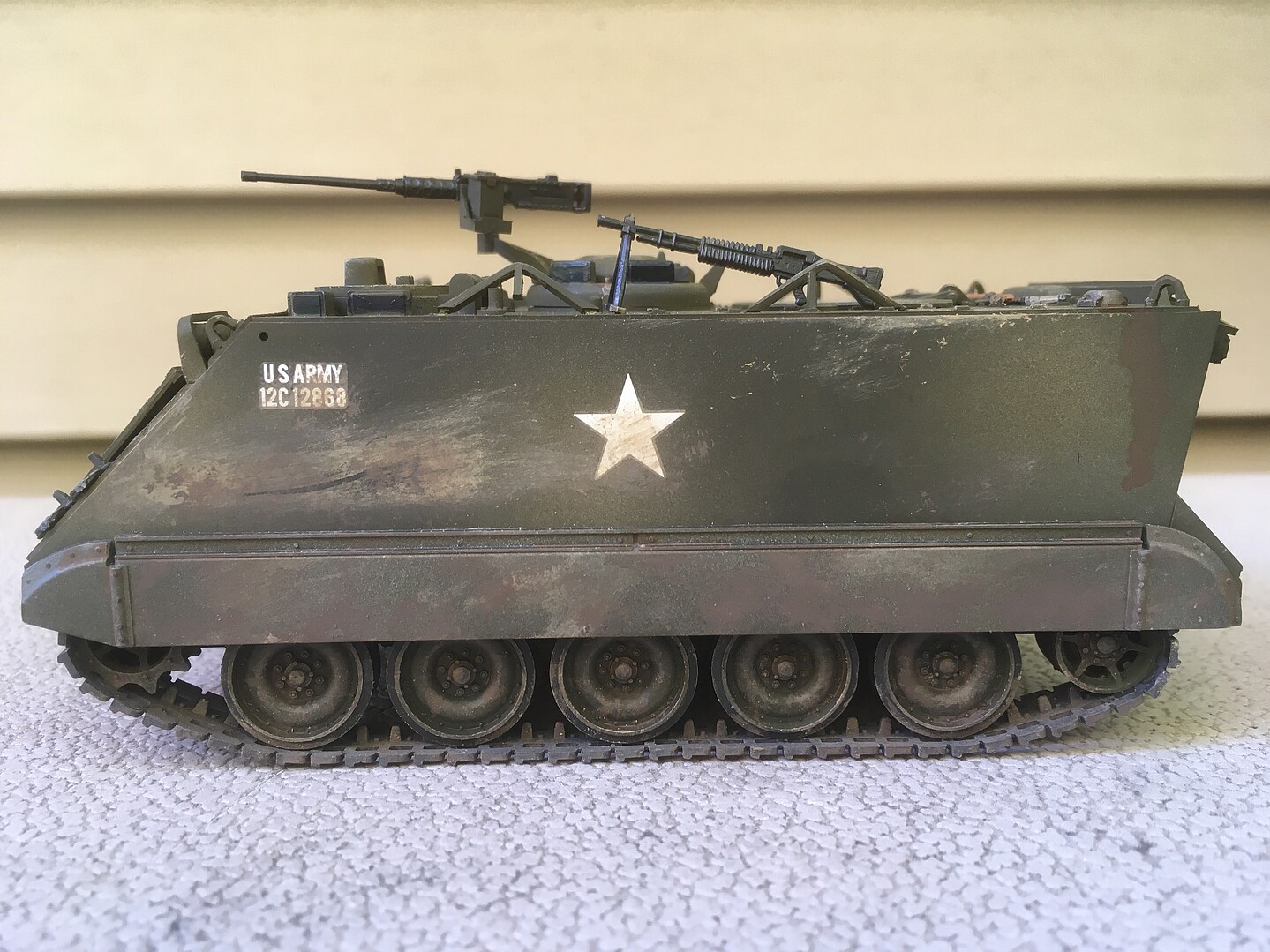 US M113 APC CA140 -- Plastic Model Military Vehicle Kit -- 1/35 Scale ...