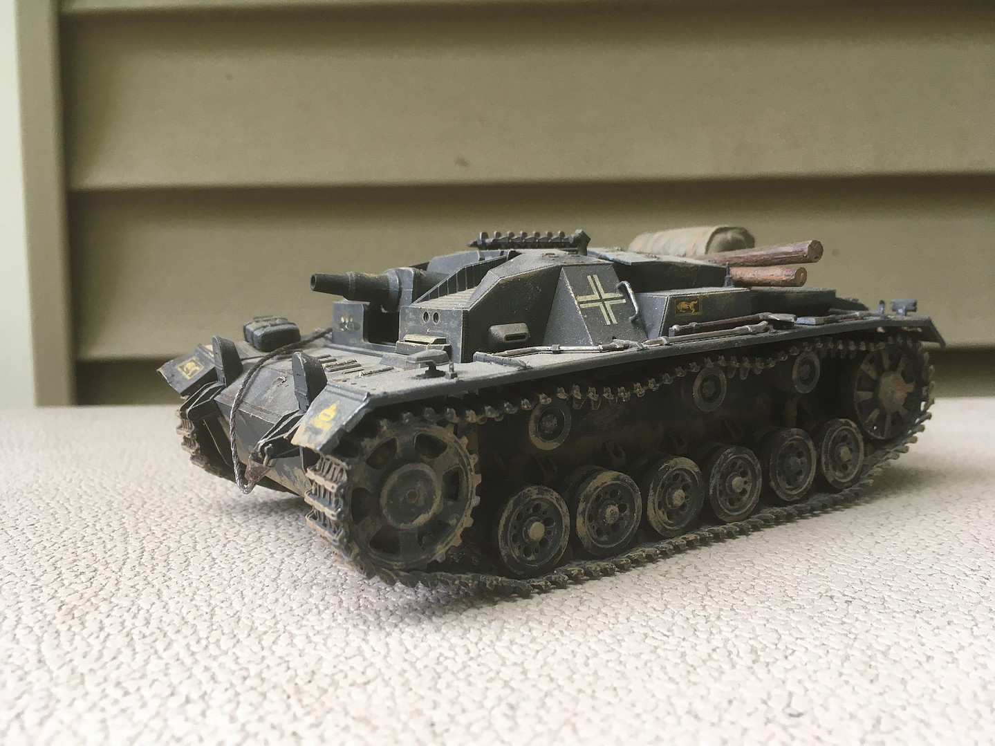 German Sturmgeschutz III AusfB Tank -- Plastic Model Military Vehicle ...