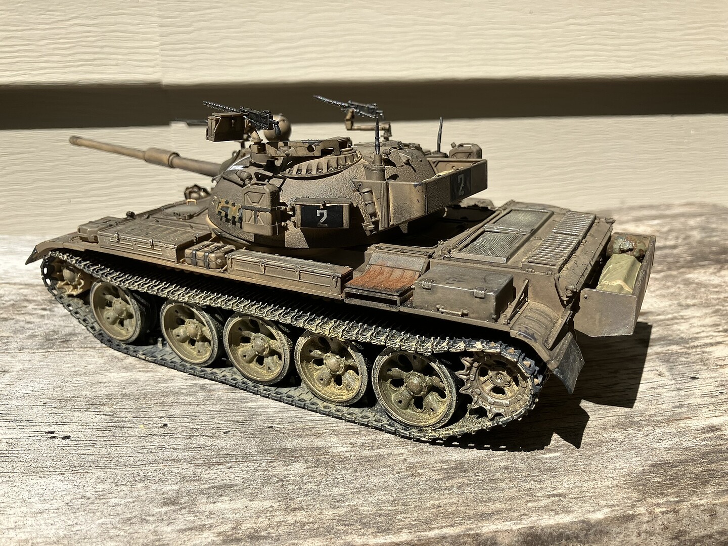 Israeli Tiran-6 Main Battle Tank -- Plastic Model Military Vehicle -- 1 ...