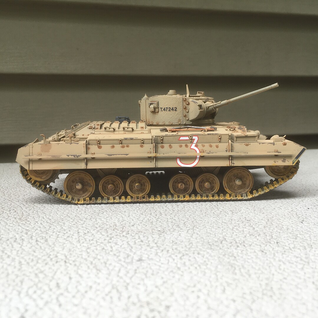 British Infantry Tank Mkiii Valentine Plastic Model Military