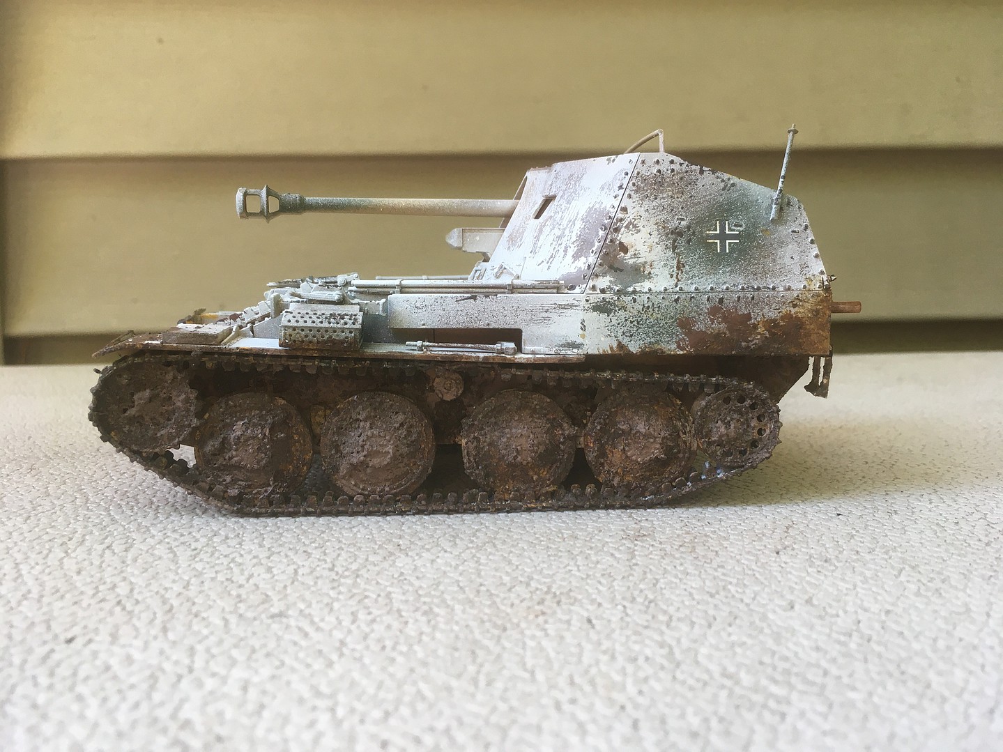 German Marder III M Tank Normandy Front -- Plastic Model Military ...