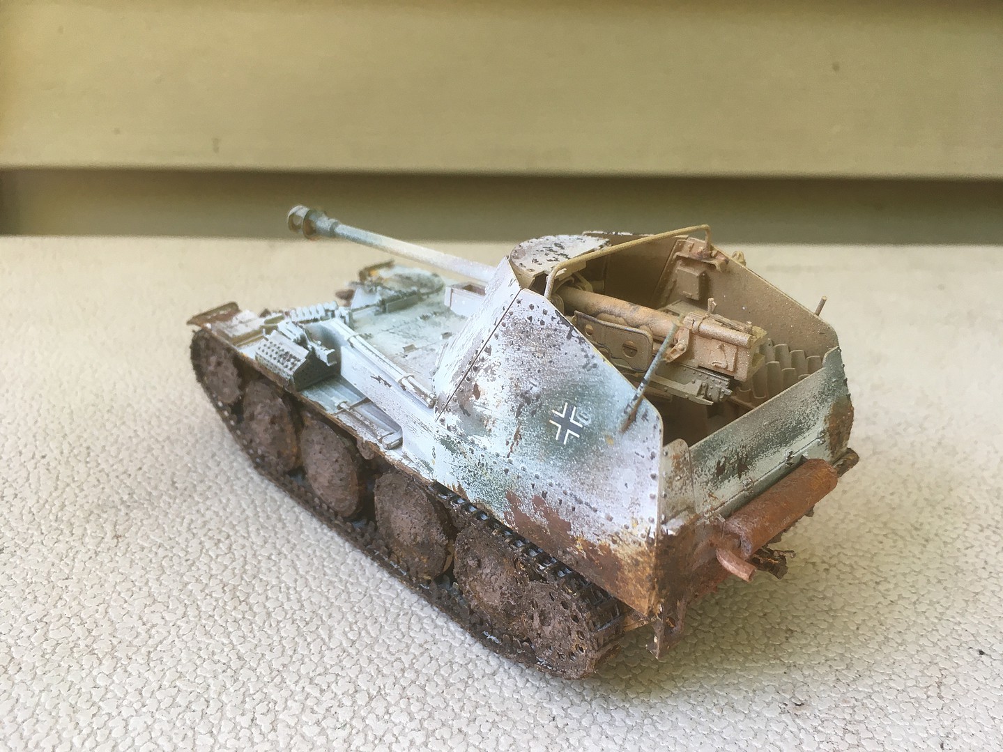 German Marder III M Tank Normandy Front -- Plastic Model Military ...