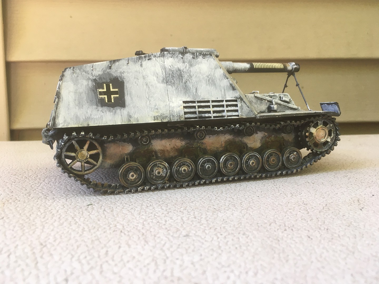 German SdKfz 165 Hummel Heavy Self-Propelled Howitzer -- Plastic Model ...