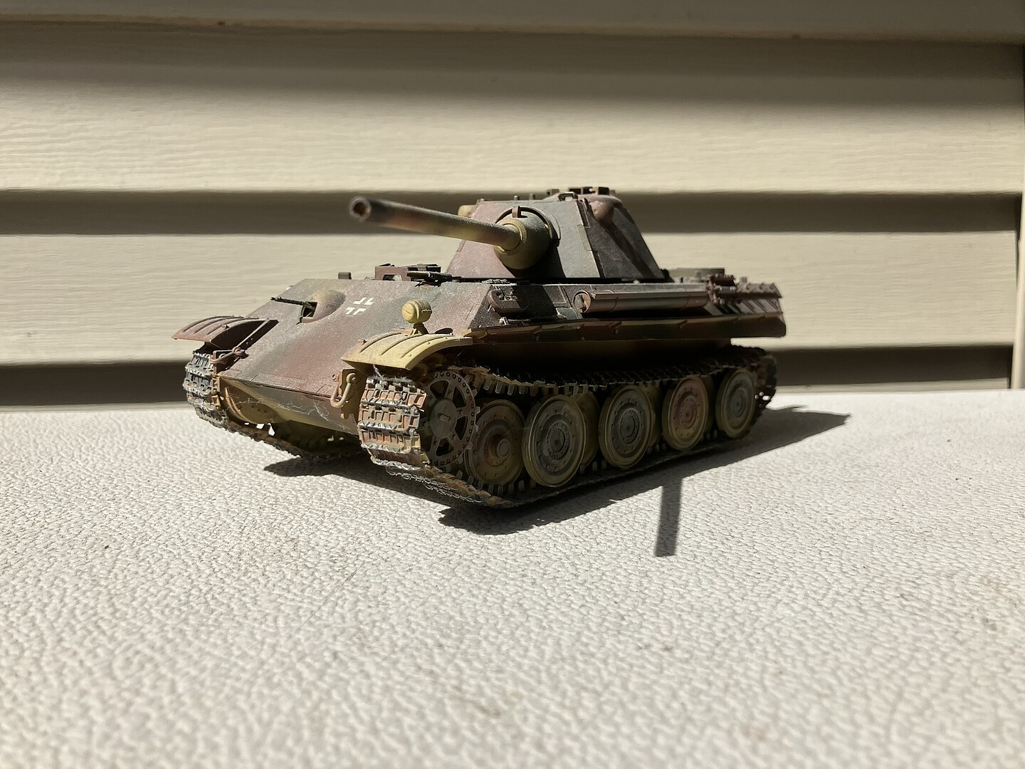 Panther Ausf.F with Working Track Links -- Plastic Model Military ...