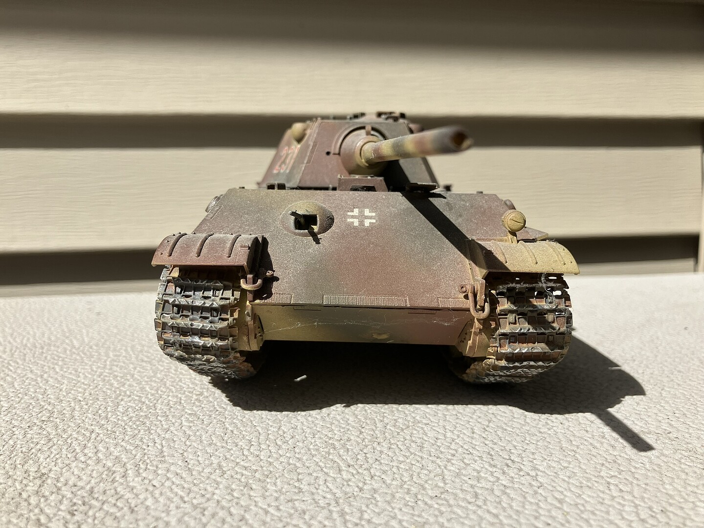 Panther Ausf.F with Working Track Links -- Plastic Model Military ...