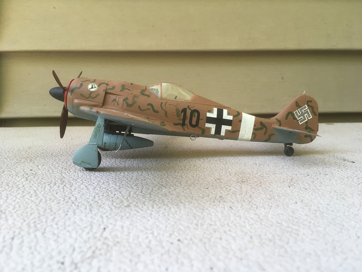 Fw190 A 3 Focke Wulf Plastic Model Airplane Kit 1 48 Scale