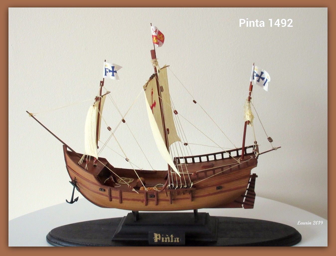 Pinta Sailing Ship -- Plastic Model Sailing Ship Kit -- 1/75 Scale