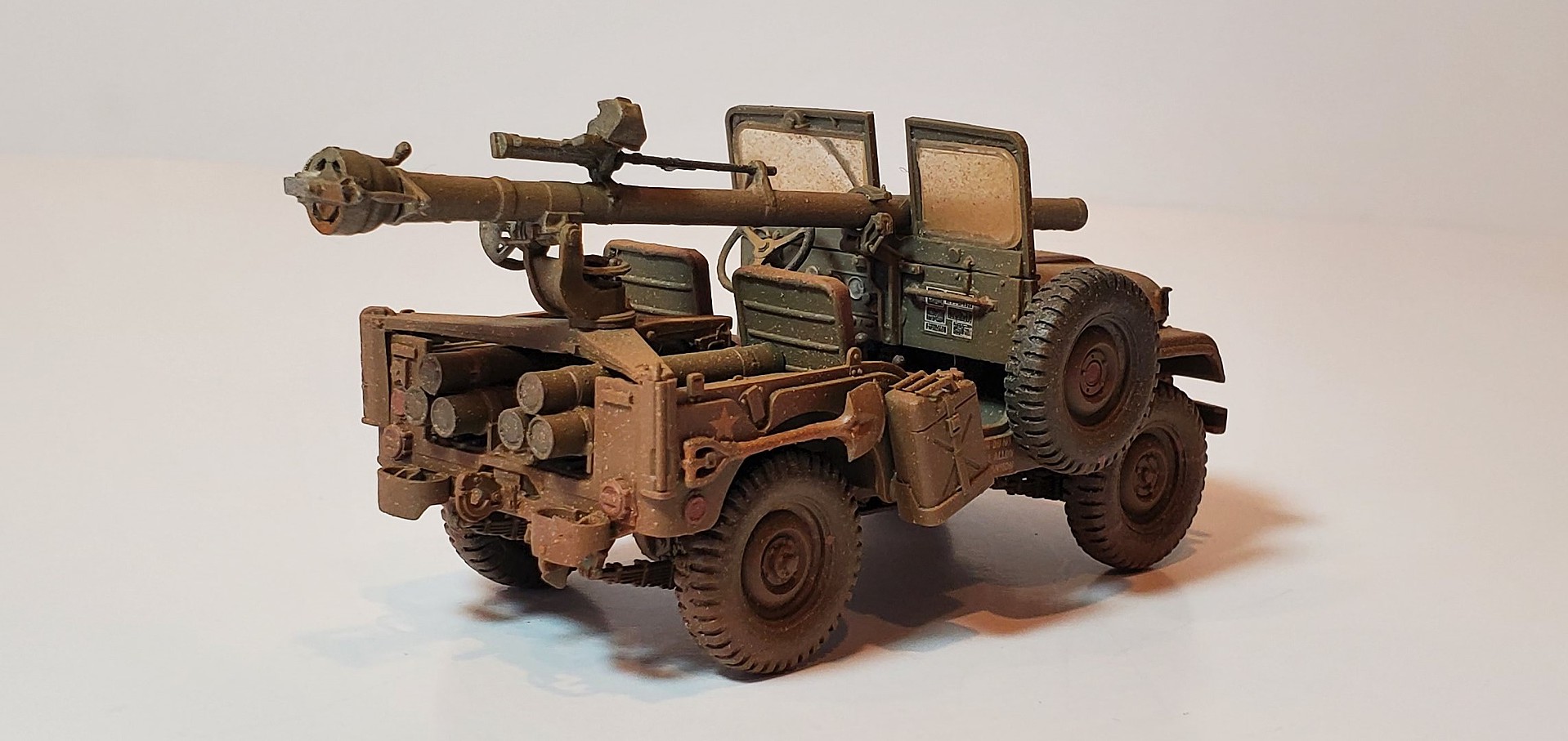 US M38A1C 1/4Ton Jeep Plastic Model Military Jeep Kit 1/35 Scale