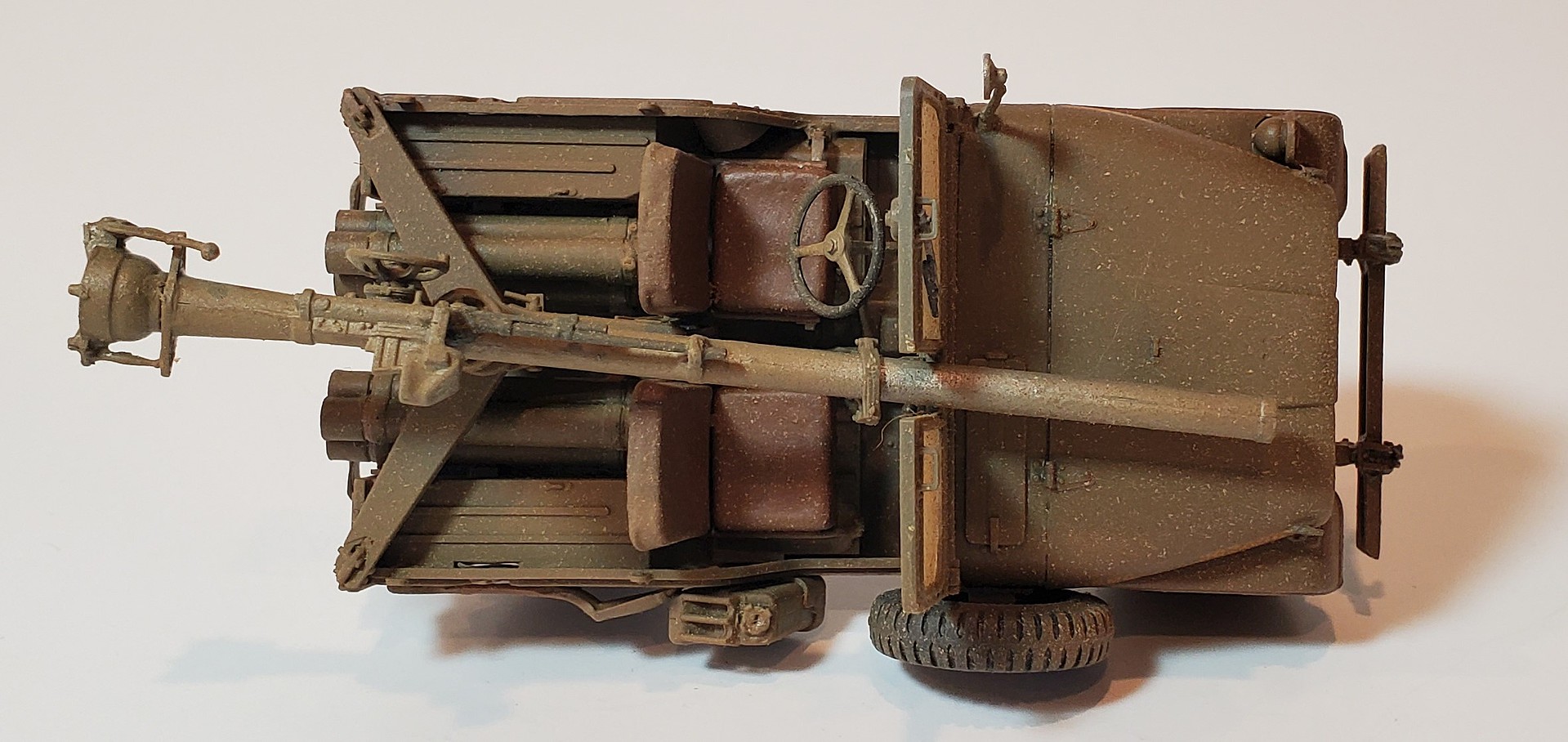 US M38A1C 1/4Ton Jeep Plastic Model Military Jeep Kit 1/35 Scale