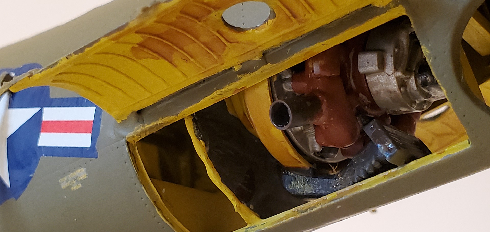 H21C Shawnee Banana Gunship Helicopter Plastic Model Helicopter Kit