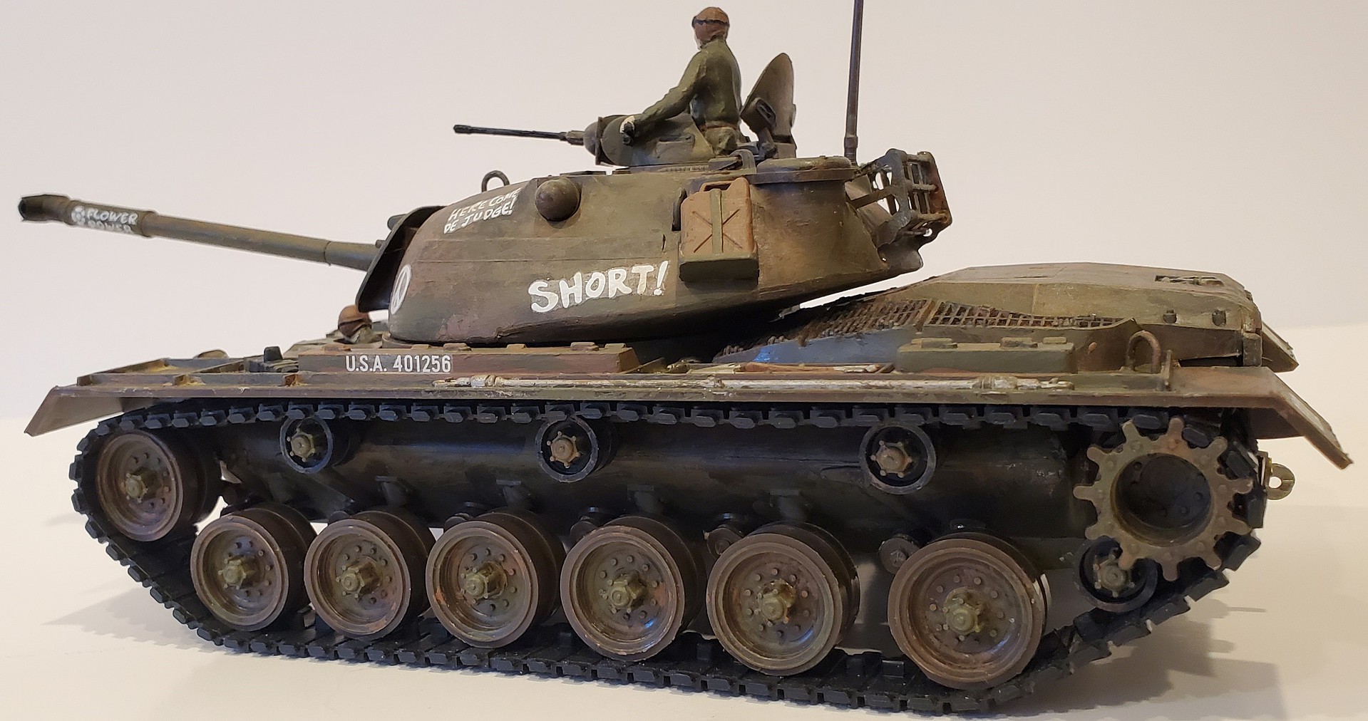 M-48 A-2 Patton Tank -- Plastic Model Tank Kit -- 1/35 Scale -- #857853 ...