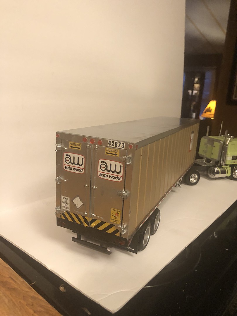 AMT Big Rig Semi Trailer Plastic Model Trailer Kit 1/25 Scale #1164