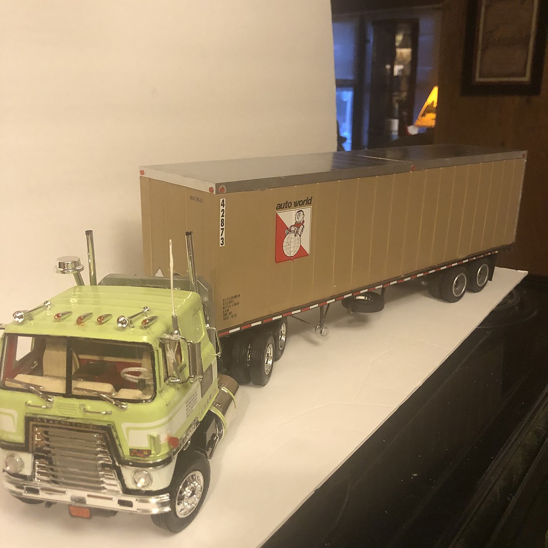 AMT Big Rig Semi Trailer Plastic Model Trailer Kit 1/25 Scale #1164