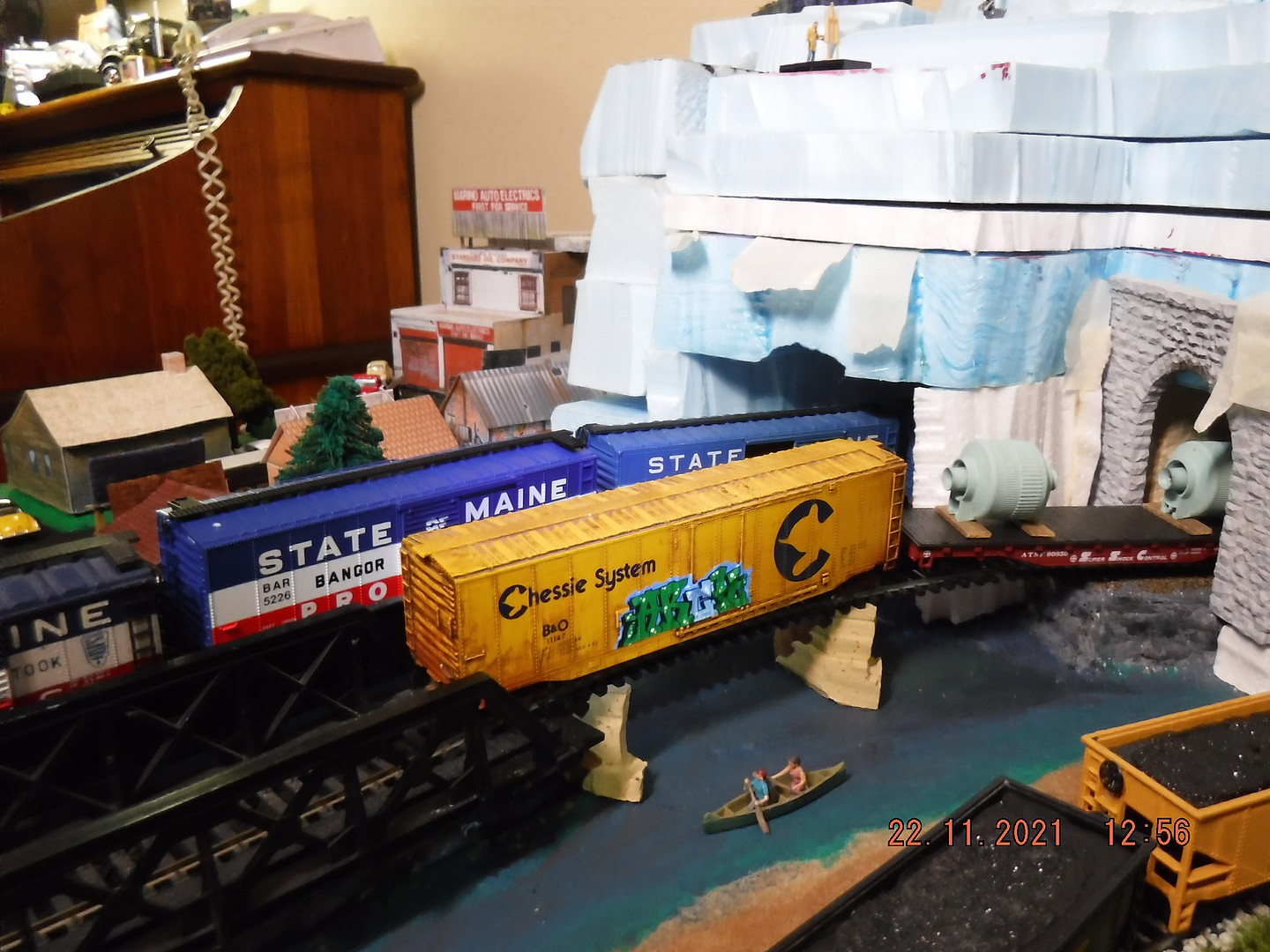 Railroad Graffiti HO Scale Decal Set – Clear Waterslide, Matte Finish, USA Made