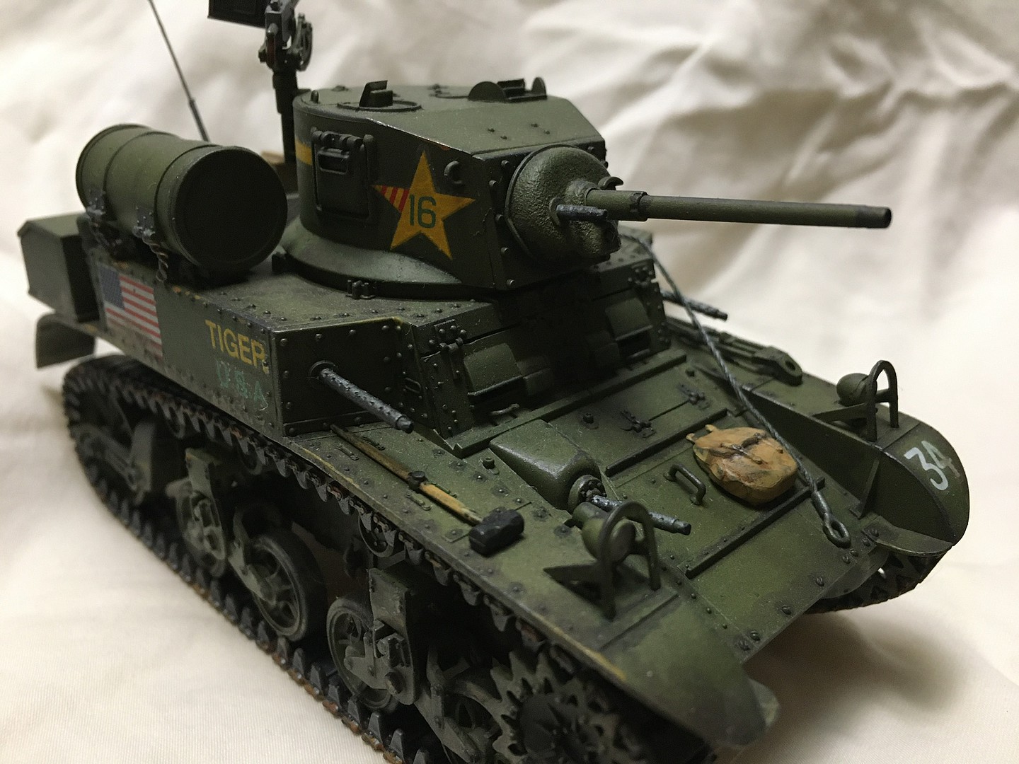 Academy M3a1 Stuart Light Tank 1/35 Model Kit 13269 for sale online 