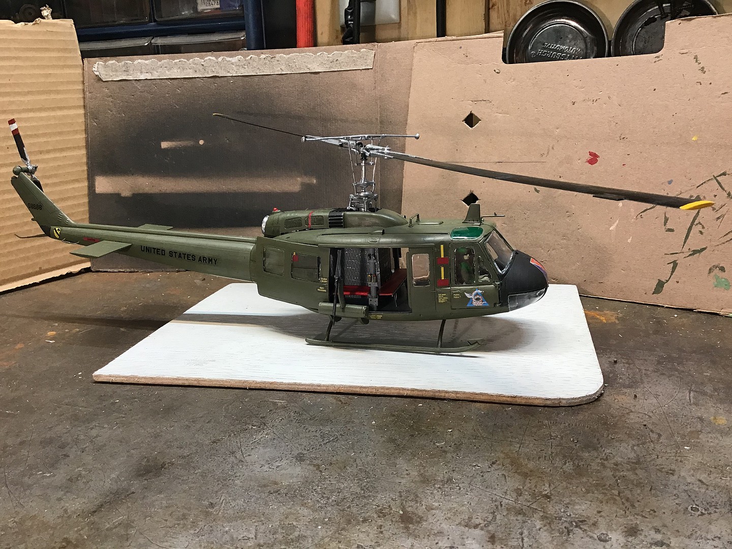 Large Scale Huey Helicopter Model