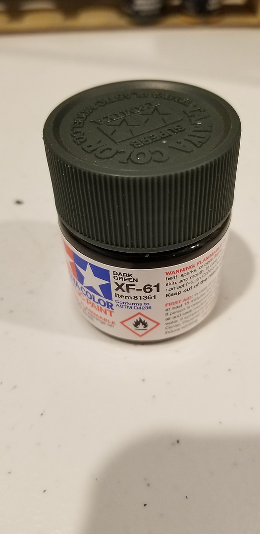 XF-61 Dark Green Acrylic Paint 23ml XF61 - Tamiya